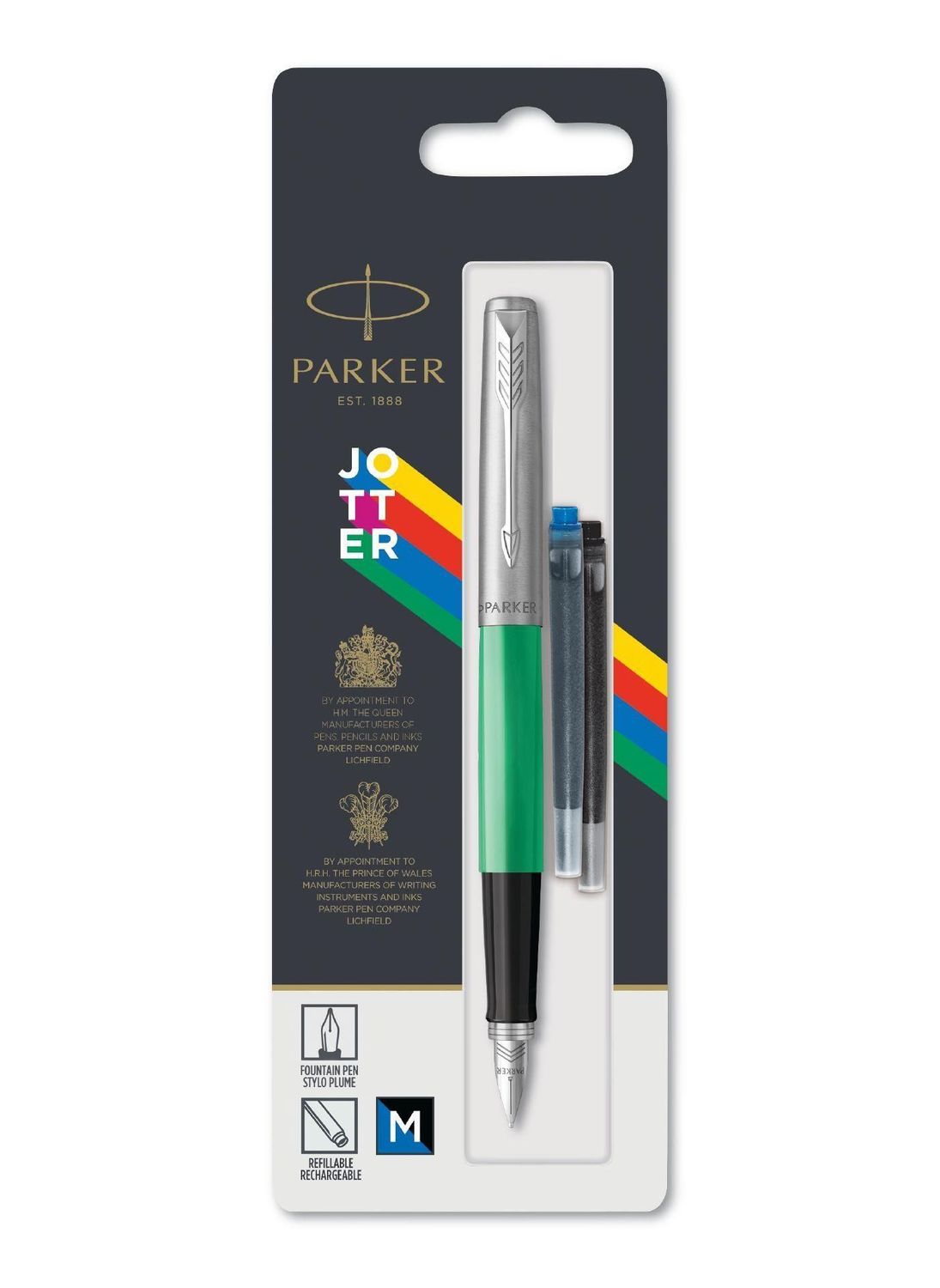 Pióro wieczne Parker zielone Jotter 2110198. Pióro Parker. Wieczne pióro Parker. Pióro wieczne zielone. Pióro Parker na prezent. Pióro dla nauczyciela.  (3).jpg